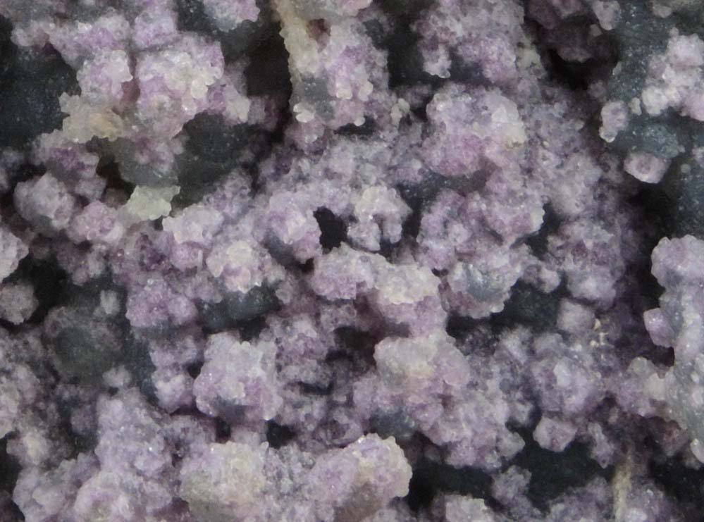 Fluorite on Quartz var. Chalcedony from Cripple Creek District, Teller County, Colorado