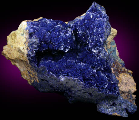 Azurite from Morenci Mine, Clifton District, Greenlee County, Arizona