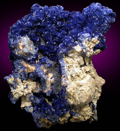 Azurite from Morenci Mine, Clifton District, Greenlee County, Arizona