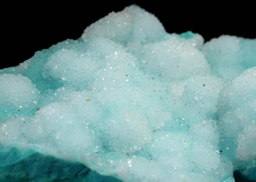 Quartz over Chrysocolla from Planet Mine, La Paz County, Arizona