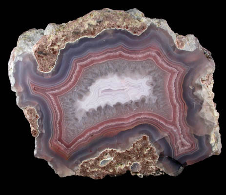 Quartz var. Laguna Agate from Ojo Laguna, Ahumada, Chihuahua, Mexico