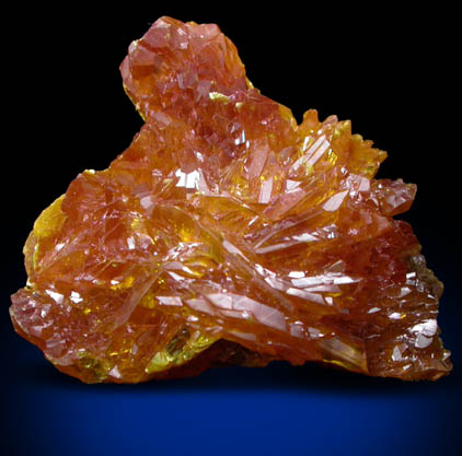 Orpiment from Twin Creeks Mine, Cut 20, North Zone, Humboldt County, Nevada