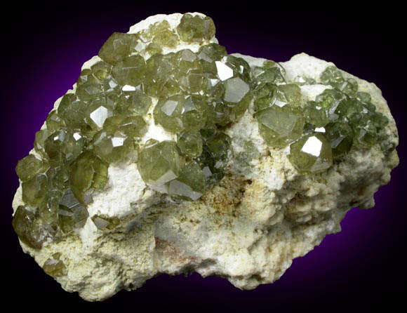 Andradite var. Demantoid Garnet from Antetezambato, Ambanja, Antsiranana Province, Madagascar