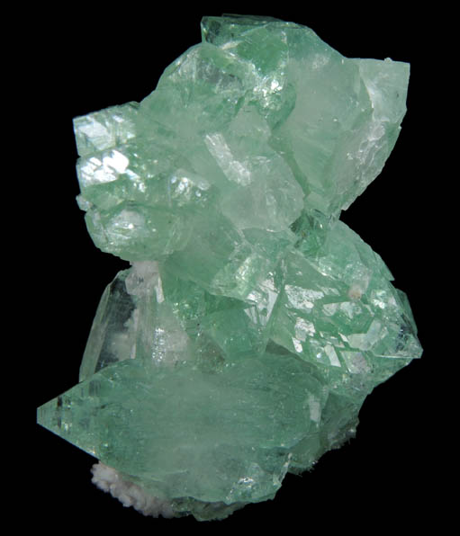 Apophyllite with Stilbite-Ca on Heulandite-Ca from Pashan Hill Quarry, Pune District, Maharashtra, India