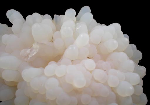 Quartz var. Chalcedony epimorphs over Scolecite from Rahuri, Nagar District, Maharashtra, India