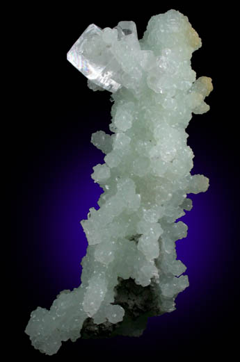 Prehnite pseudomorphs after Laumontite with Apophyllite from Mumbai (Bombay) District, Maharashtra, India