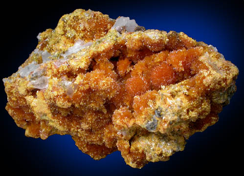 Orpiment with Barite from Quiruvilca District, Santiago de Chuco Province, La Libertad Department, Peru