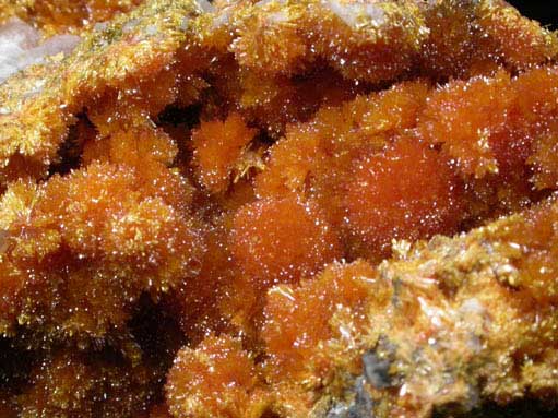 Orpiment with Barite from Quiruvilca District, Santiago de Chuco Province, La Libertad Department, Peru