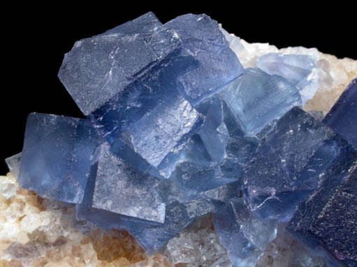 Fluorite on Quartz from Blanchard Mine, Hansonburg District, 8.5 km south of Bingham, Socorro County, New Mexico