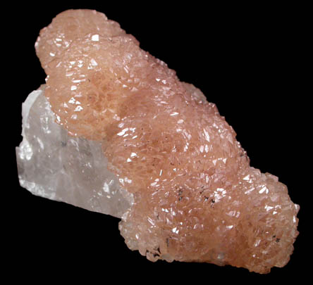 Olmiite on Calcite from N'Chwaning Mines, Kalahari Manganese Field, Northern Cape Province, South Africa (Type Locality for Olmiite)