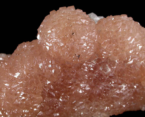 Olmiite on Calcite from N'Chwaning Mines, Kalahari Manganese Field, Northern Cape Province, South Africa (Type Locality for Olmiite)