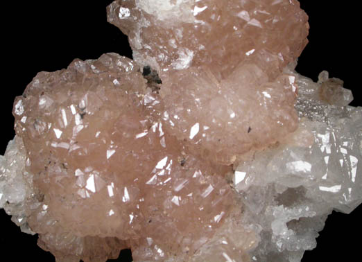 Olmiite with Calcite from N'Chwaning Mines, Kalahari Manganese Field, Northern Cape Province, South Africa (Type Locality for Olmiite)