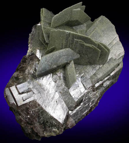 Axinite-(Fe) with Chlorite inclusions from Tomas, near Khapalu, Ghanche District, Gilgit-Baltistan, Pakistan
