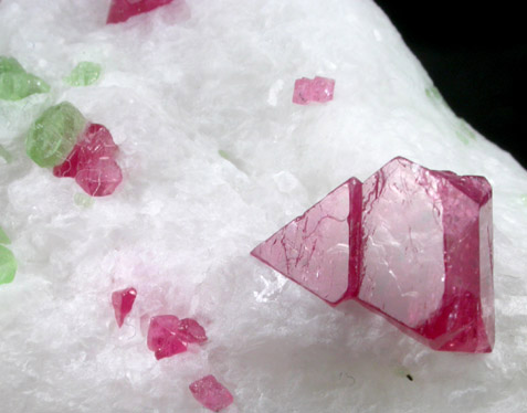 Spinel and Pargasite from Sungate Mine, An Phu, Luc Yen, Yenbai Province, Vietnam