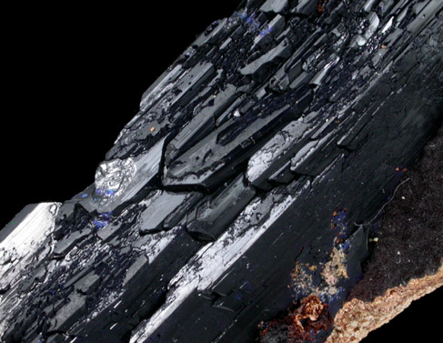 Azurite from Touissit Mine, 21 km SSE of Oujda, Jerada Province, Oriental, Morocco