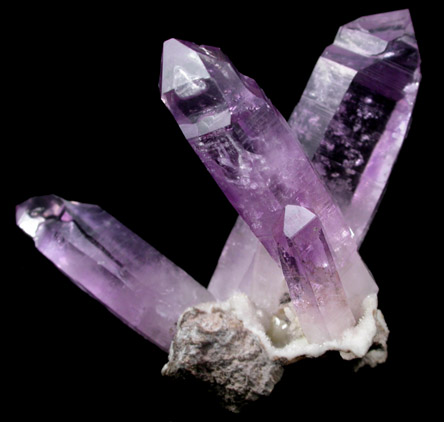 Quartz var. Amethyst from Piedra Parada, near Las Vigas, Tatatila, Veracruz, Mexico