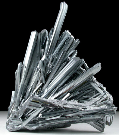 Stibnite from Xikuangshan, 12 km northeast of Lengshuijiang, Hunan Province, China