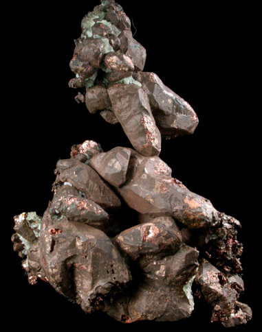 Copper (crystallized) from Cliff Mine, Keweenaw Peninsula Copper District, Michigan