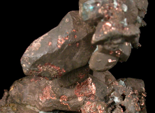 Copper (crystallized) from Cliff Mine, Keweenaw Peninsula Copper District, Michigan