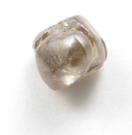 Diamond (0.16 carat pale-brown octahedral crystal) from Crater of Diamonds State Park, Murfreesboro, Pike County, Arkansas