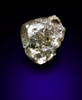 Diamond (0.16 carat pale-brown irregular crystal) from Crater of Diamonds State Park, Murfreesboro, Pike County, Arkansas