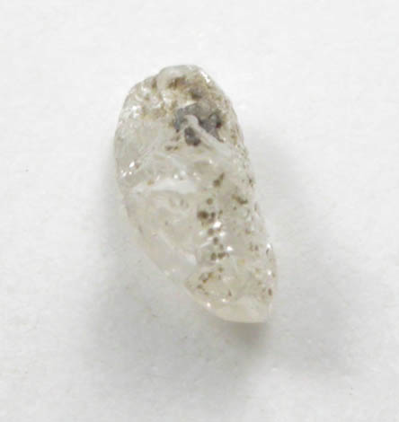 Diamond (0.06 carat colorless irregular crystal) from Crater of Diamonds State Park, Murfreesboro, Pike County, Arkansas