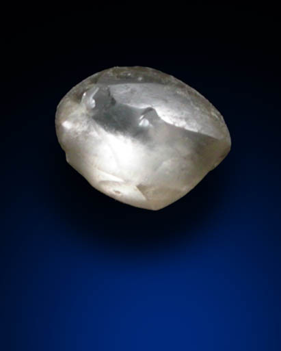 Diamond (0.05 carat pale-brown flattened crystal) from Crater of Diamonds State Park, Murfreesboro, Pike County, Arkansas