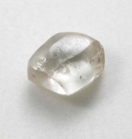 Diamond (0.05 carat pale-brown flattened crystal) from Crater of Diamonds State Park, Murfreesboro, Pike County, Arkansas