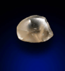 Diamond (0.10 carat pale-brown irregular crystal) from Crater of Diamonds State Park, Murfreesboro, Pike County, Arkansas