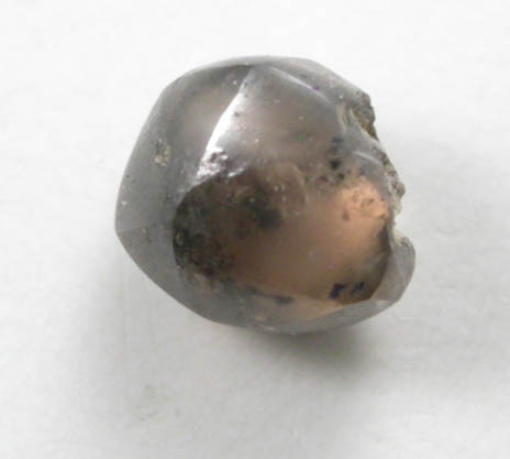 Diamond (0.23 carat brown irregular crystal) from Crater of Diamonds State Park, Murfreesboro, Pike County, Arkansas