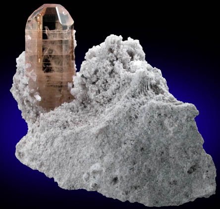 Topaz on rhyolite from Cubical #2 Claim, Topaz Mountain, Thomas Range, Juab County, Utah