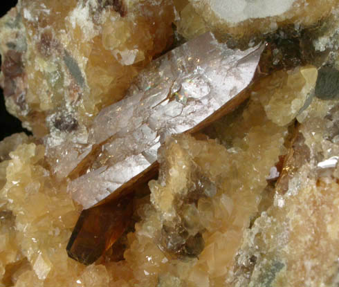 Barite on Calcite from Elk Creek, Meade County, South Dakota