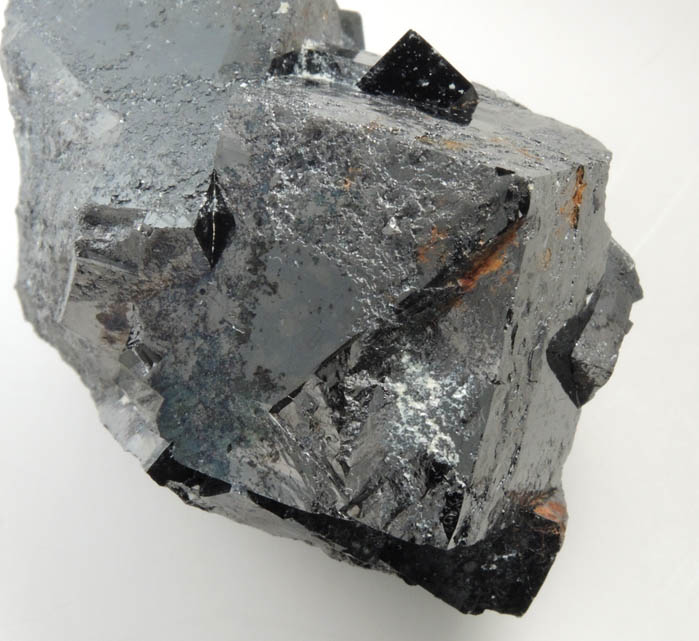 Magnetite (rare cubic and tetrahexahedral crystal form) from ZCA Mine No. 4, Fowler Ore Body, 2500' Level, Balmat, St. Lawrence County, New York