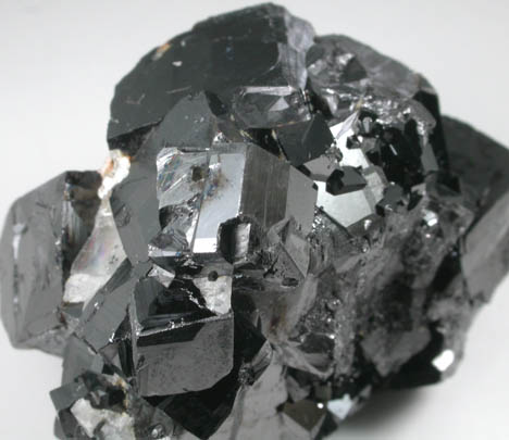 Magnetite (rare cubic and tetrahexahedral crystal form) from ZCA Mine No. 4, Fowler Ore Body, 2500' Level, Balmat, St. Lawrence County, New York