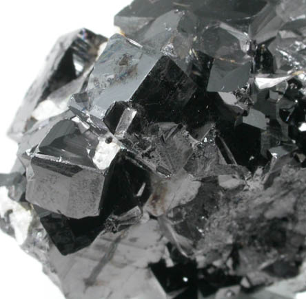 Magnetite (rare cubic and tetrahexahedral crystal form) from ZCA Mine No. 4, Fowler Ore Body, 2500' Level, Balmat, St. Lawrence County, New York