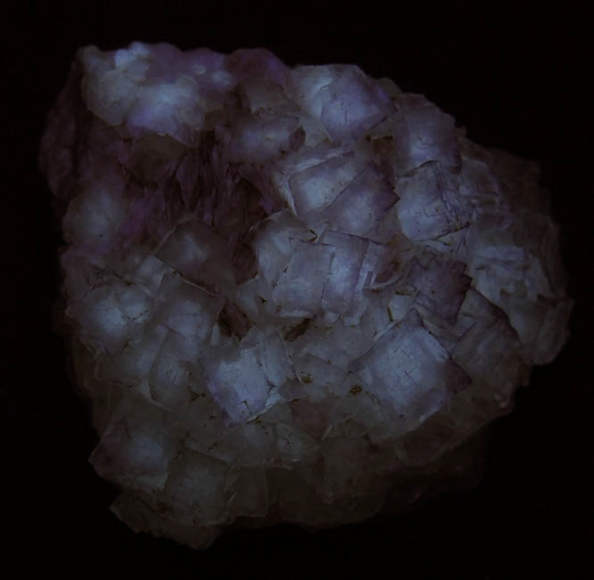 Fluorite on Barite from Caldwell Stone Quarry, Danville, Boyle County, Kentucky