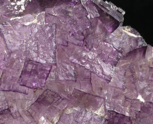 Fluorite on Barite from Caldwell Stone Quarry, Danville, Boyle County, Kentucky