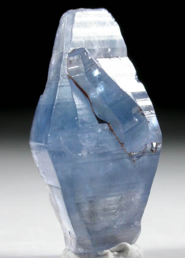 Corundum var. Blue Sapphire from Central Highland Belt, near Ratnapura, Sabaragamuwa Province, Sri Lanka (formerly Ceylon)