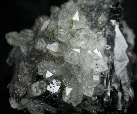 Sphalerite and Quartz from Naica District, Saucillo, Chihuahua, Mexico