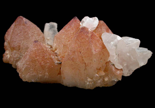 Cerussite on Quartz from Black Pine Mine, Flint Creek Valley, Granite County, Montana