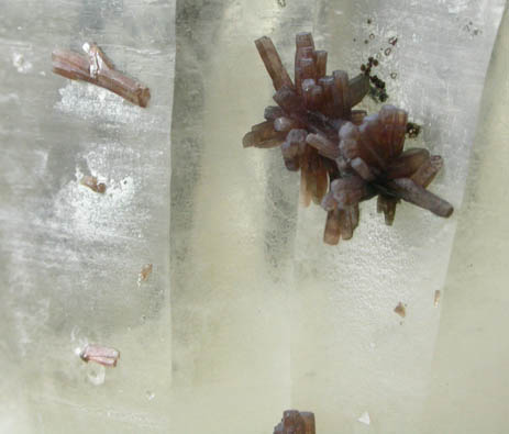 Pyromorphite on Quartz from Black Pine Mine, Flint Creek Valley, Granite County, Montana