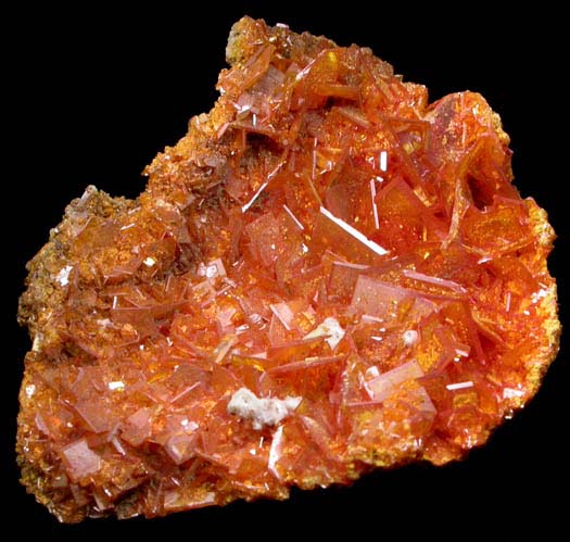 Wulfenite and Mimetite from Mammoth Mine, Tiger District, Pinal County, Arizona