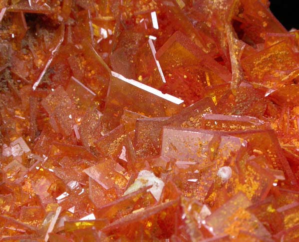 Wulfenite and Mimetite from Mammoth Mine, Tiger District, Pinal County, Arizona