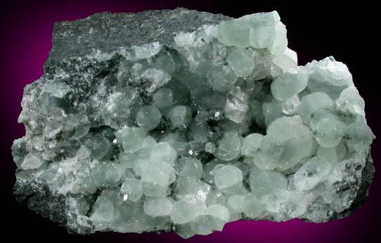 Prehnite with Apophyllite and Calcite from O and G Industries Southbury Quarry, Southbury, New Haven County, Connecticut