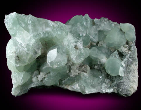 Prehnite with Apophyllite from O and G Industries Southbury Quarry, Southbury, New Haven County, Connecticut