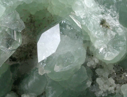 Prehnite with Apophyllite from O and G Industries Southbury Quarry, Southbury, New Haven County, Connecticut