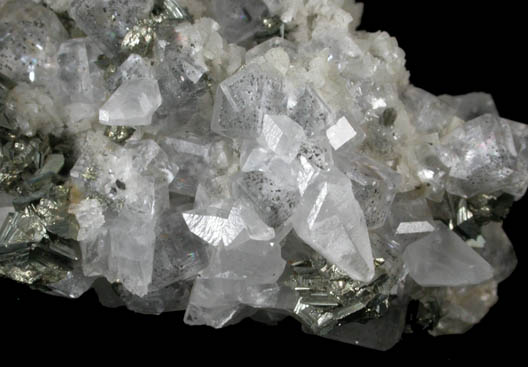 Fluorite, Marcasite, Calcite from Santa Eulalia District, Aquiles Serdán, Chihuahua, Mexico