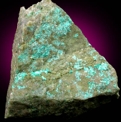 Tyrolite from Novovesk Huta, Koice, Spisk Nov Ves, Slovak Republic (Slovakia)