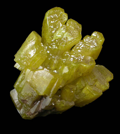 Pyromorphite from Bunker Hill Mine, Coeur d'Alene District, Shoshone County, Idaho