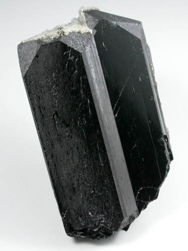 Ferberite with Calcite and Pyrite from Panasqueira Mine, Barroca Grande, 21 km. west of Fundao, Castelo Branco, Portugal